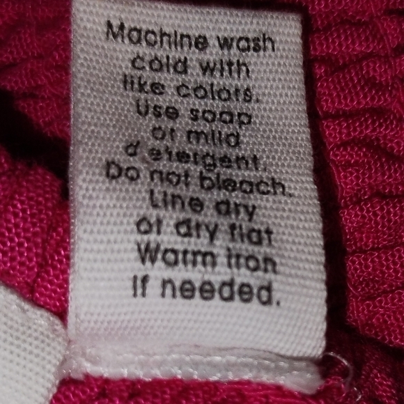 Midnight Sky linen blend wide straps cropped blouse pink Size: M - Picture 4 of 6